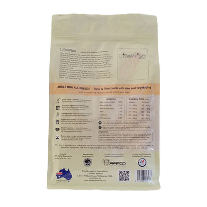 LifeWise – Adult Dog – Tone & Trim Lamb 18kg