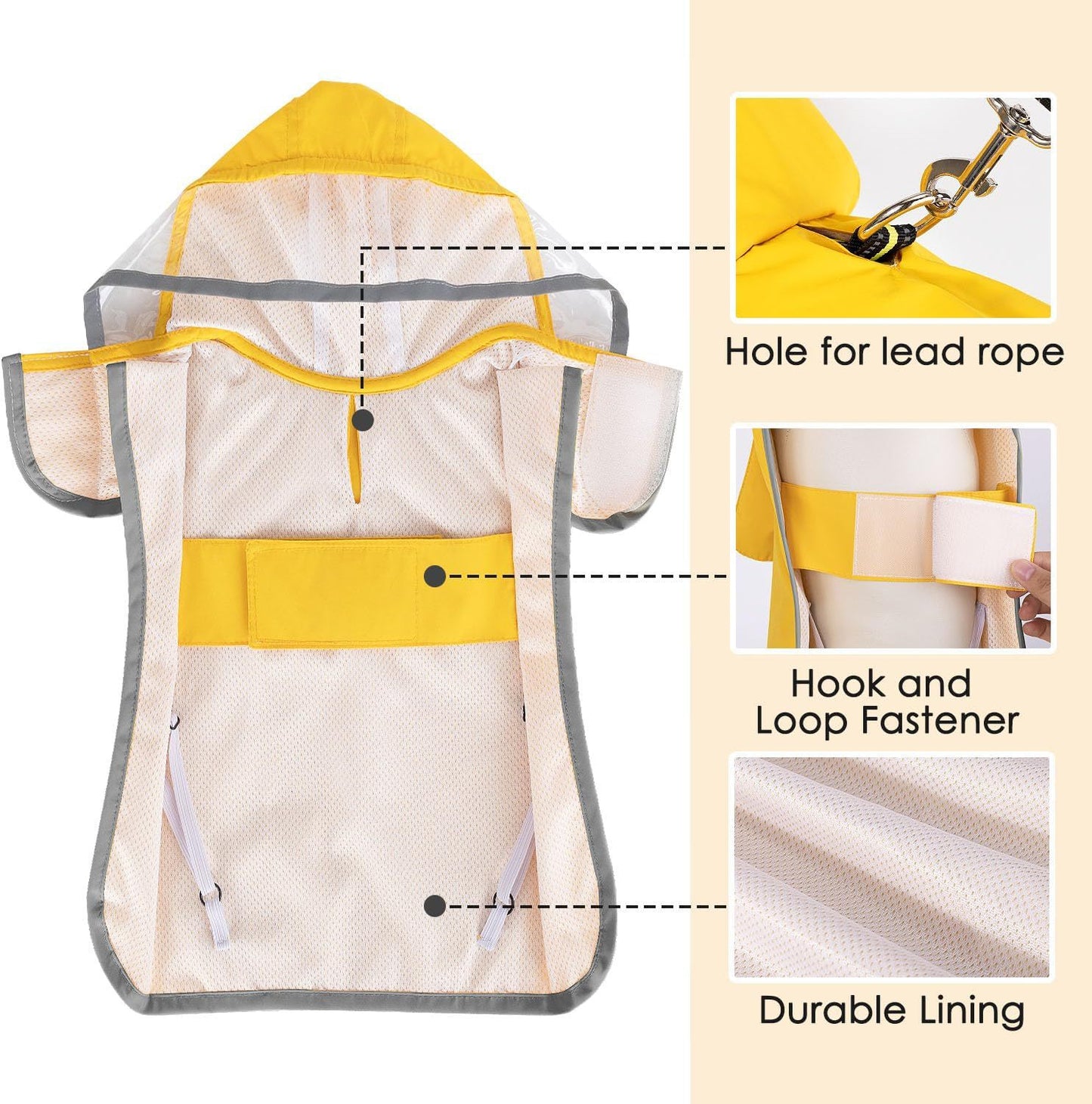 Dog Poncho Raincoat