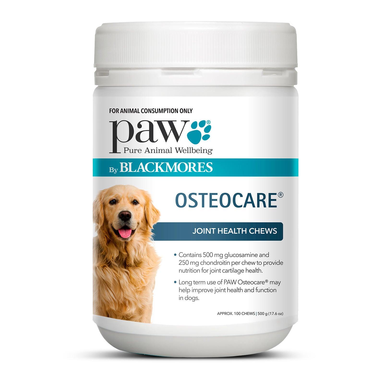 Paw blackmores osteocare chews 500g hotsell