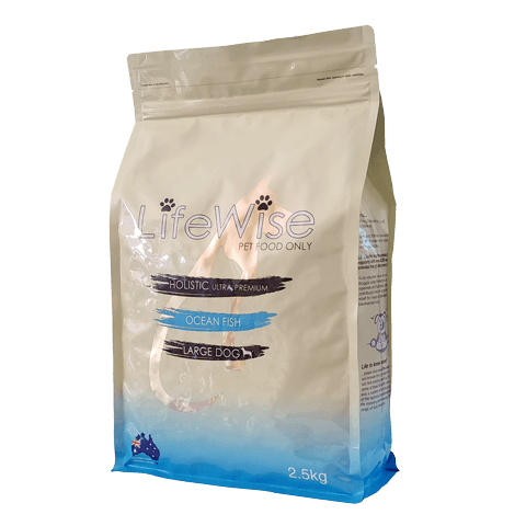 LifeWise – OCEAN FISH LARGE BITES - 2.5kg - Big Dogs Only 